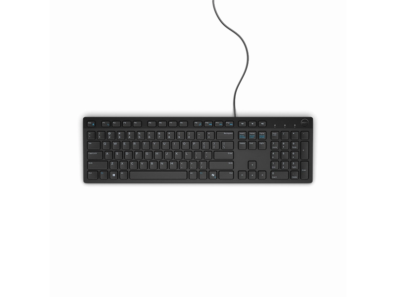 Keyboard English Dell KB216 Wired Multimedia USB